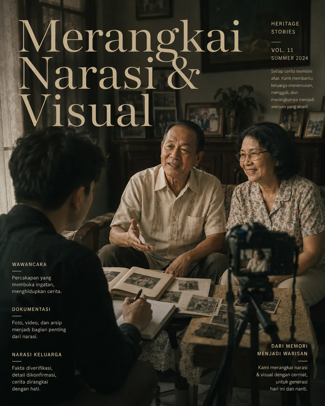 Terkoneksi bersama dan merangkai narasi visual